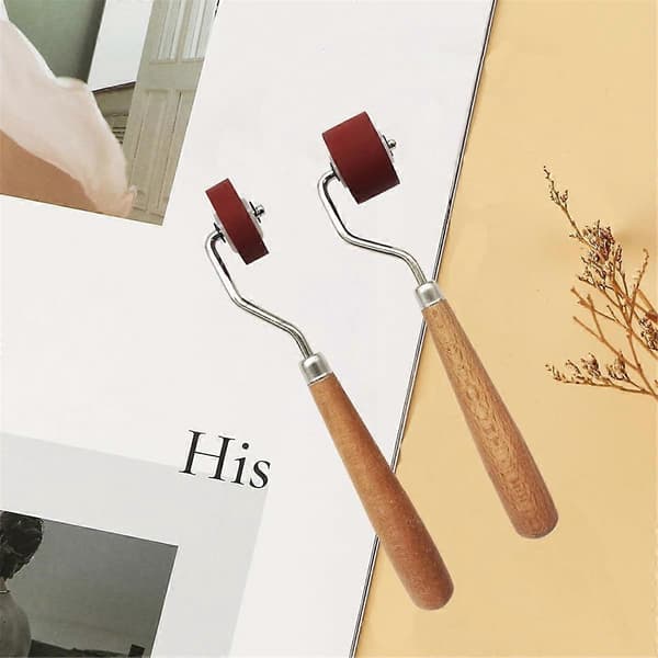 3 stk. Håndværksstempling Brayers Brayer Ruller, Gummi Brayer Rulle Brayer Blækrulle til Stempling, Pri As Shown