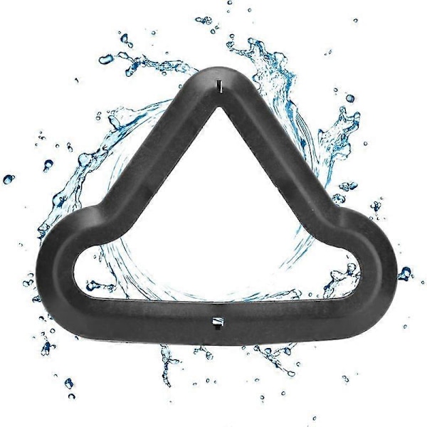 2 stk. dampmoppdeksel, multifunksjonell trekantet fast dekselduk for damprenser mopp X5 reservedeler Black