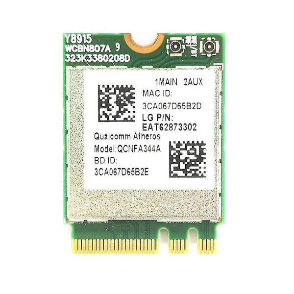 QCNFA344A 802.11AC NGFF Interface WiFi-adapter med Bluetooth-kompatibel 4.1 A