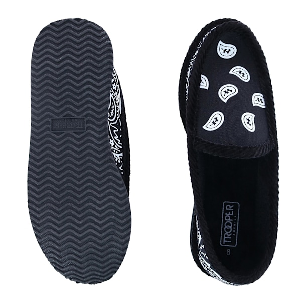 Bandana-mønstret Slippers for Hjemmebruk (Herre) Black 11