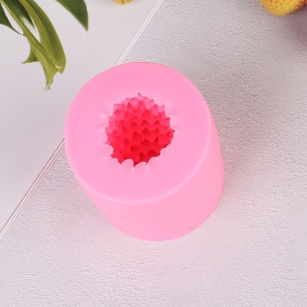 3D silikoninen kynttilämuotti DIY mehiläisvaha aromaterapia vaaleanpunainen pink