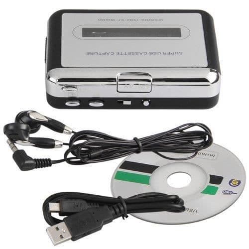 Marchelec USB Kassetteafspiller/MP3-konverter - Sølv