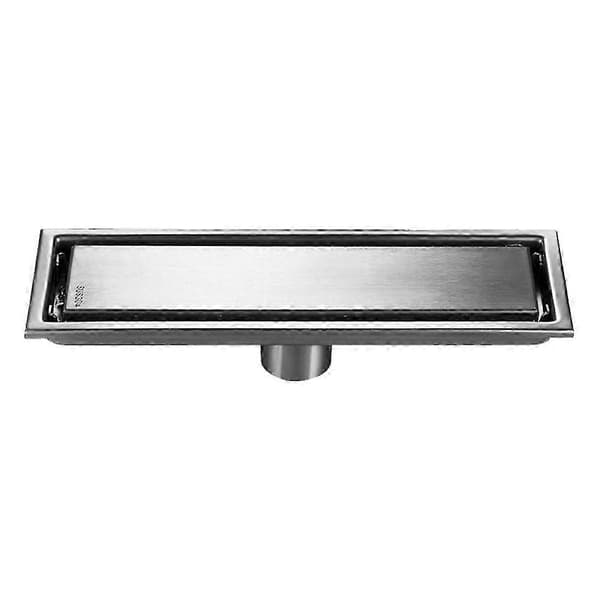 Duschbrunn rektangulär 304 rostfritt stål, 10x20 cm för badrum
