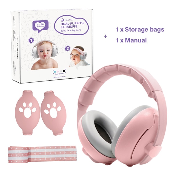 Baby earmuffs for babies and toddlers up to 36 months - Noise-reducing earmuffs - Against hearing damage and improves sleep