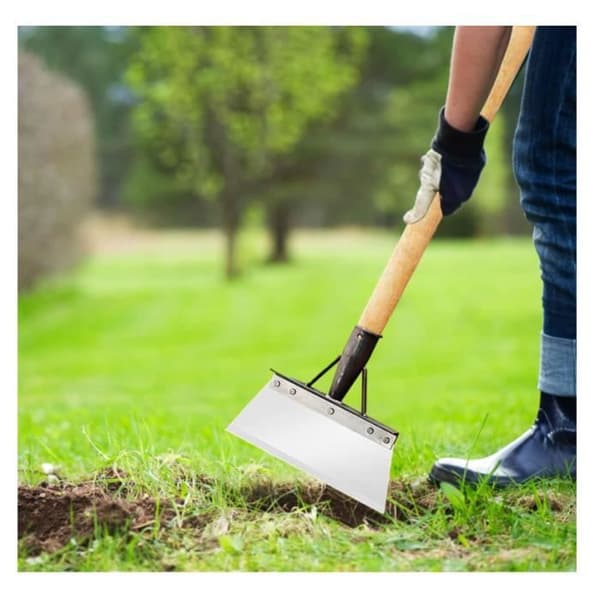 Multifunksjonell rengjøringsspade - rustfritt stål - fjerner ugress og mose - 21 cm
