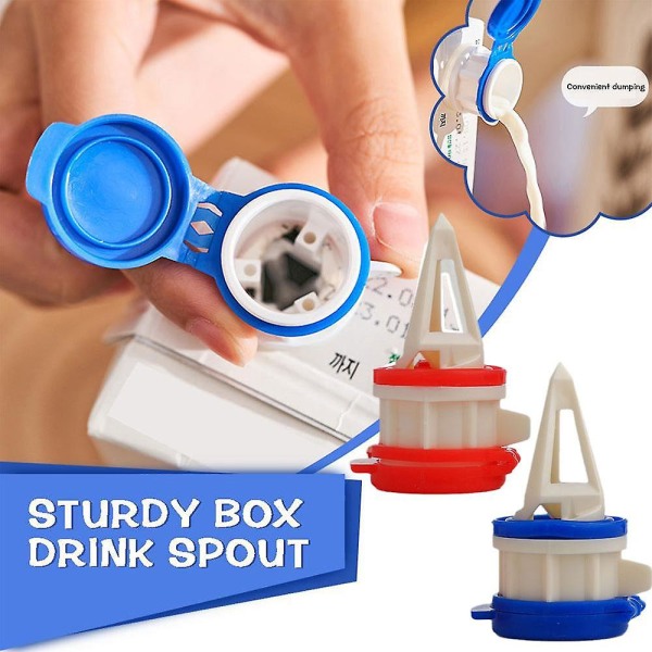 Styck Mjölkkartong Pourer Dryck Deflector Box Lock Box Juice