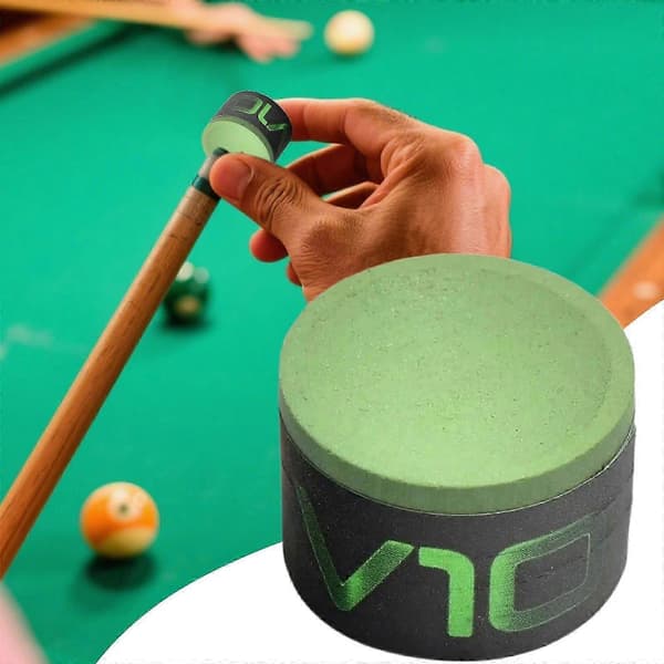 Taom V10 kridt til pool- og billardkøer green