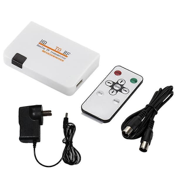 HDMI-kompatibel til RF koaksial omformerboksadapter HD digital analog