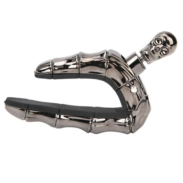 Dödskalle Gitarr Capo, Justerbar Tätning, Tillbehör för Akustisk Gitarr, Folkgitarr, Ukulele
