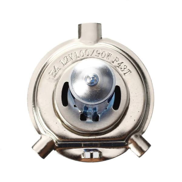 4 halogenbilfrontlykter H4 hvitt lys 100W 12V White