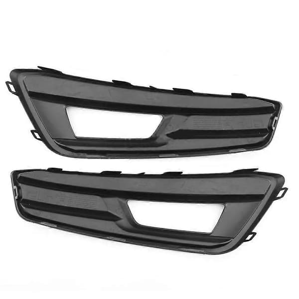 Frontfanger Grill Tåkelys Deksel Trim Tåkelys Frontlykter Ramme for Ford Focus ST 2015-2018 Black