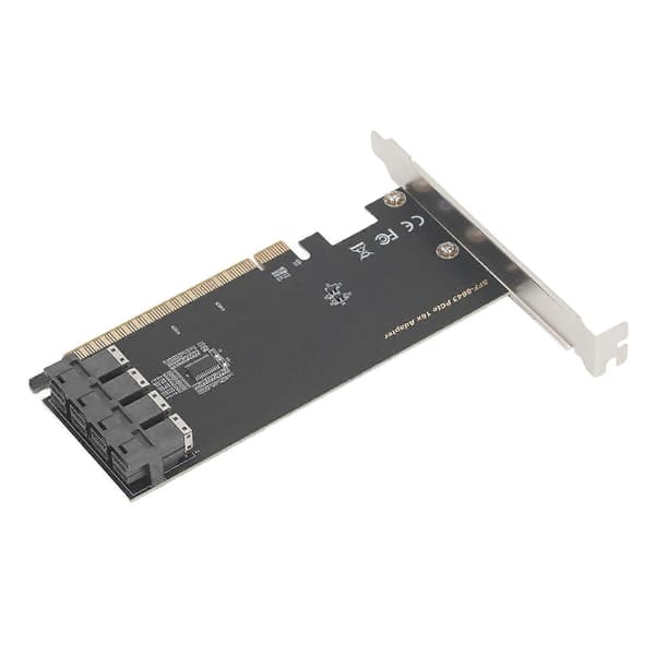 PCIE til U.2 Computer Højhastighedsdataoverførsel PCIE3.0x16 til 4 Port U.2 SFF 8643 Adapterkort til PC
