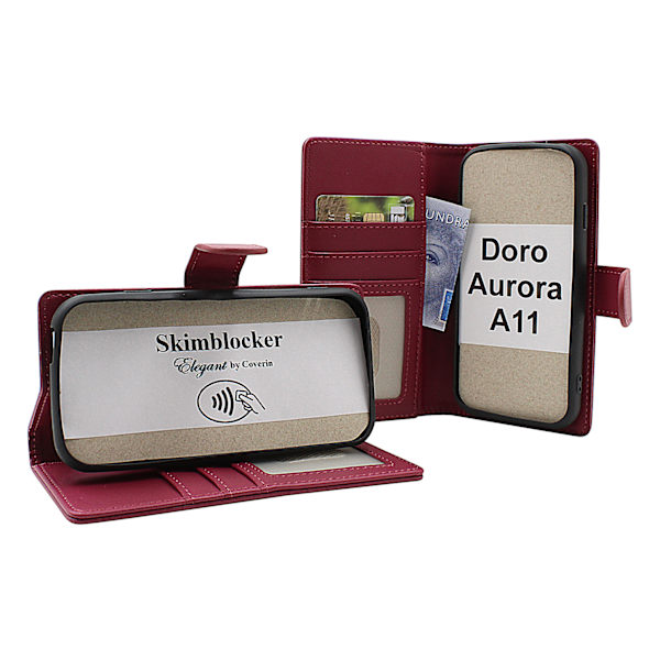 [KK]Skimblocker Doro Aurora A11 Wallet Case Petrol