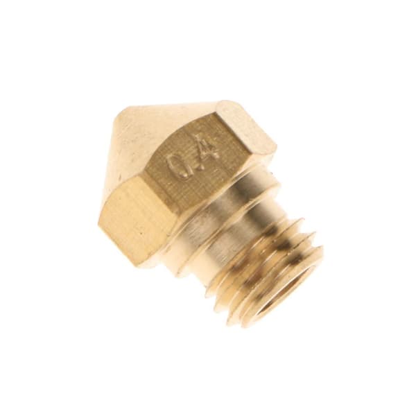 5 stk. messing ekstruderdyse printhoved til MK10 1,75 mm 3D-printer 0,4 mm