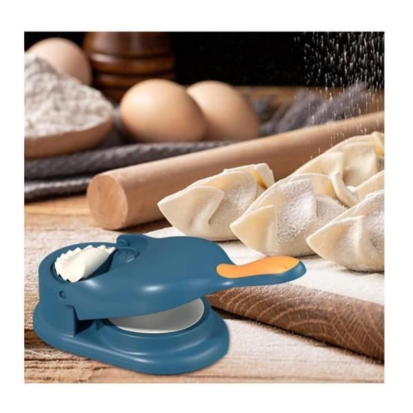 2-i-1 Dumplingmaskin, 2023 Automatisk Hem Dumplingmaskin, Manuell Degpress, Skalform