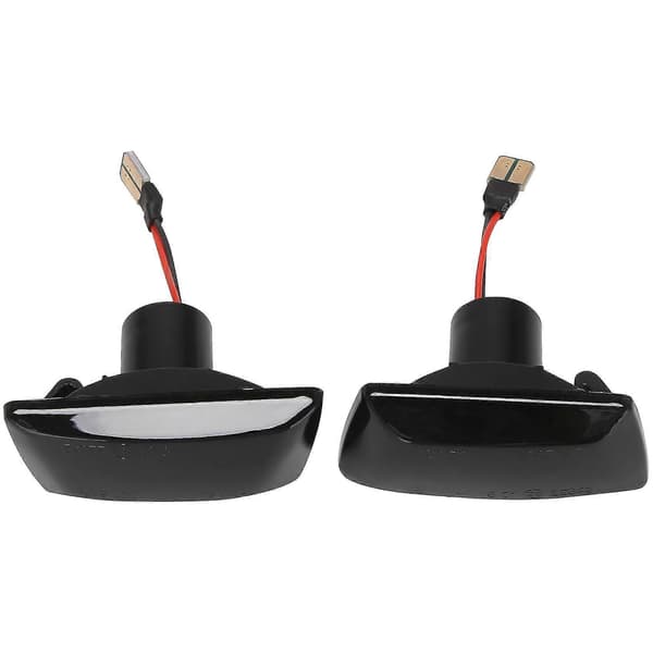 2 stk. Dynamiske LED-bilsidemarkørlys Blinklys til Opel Insignia Zafira Corsa Til C Smoky black