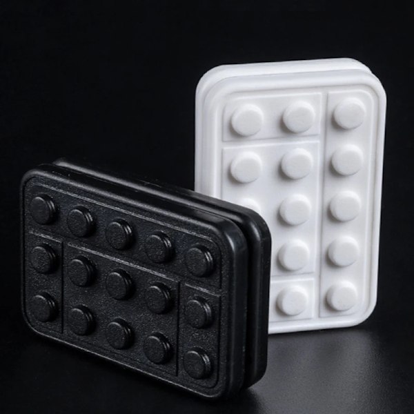 Push Pa Pa Coin EDC Fidget Square Block Magnetiska Sliders Push Clickers Haptisk Stressavlastning Vuxna Skrivbordsleksak för Vuxna Barn