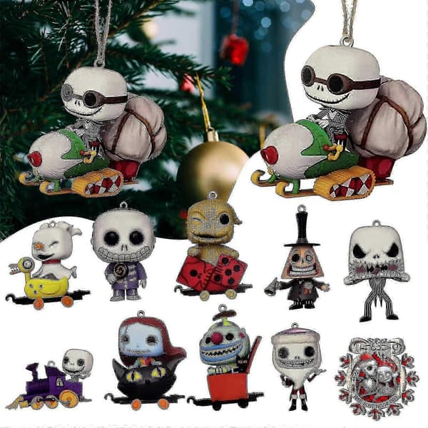The Nightmare Before Christmas Hänge Halloween Tecknad Julgransdekoration
