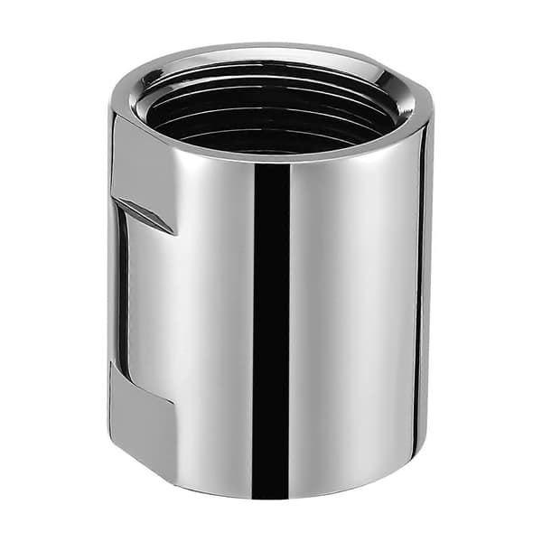 Rørfitting Gevindkonverter Adapter Brusekobling Rørfitting Til Hjemme VVS-rør Slangeforlænger Stik 1/2 Silver