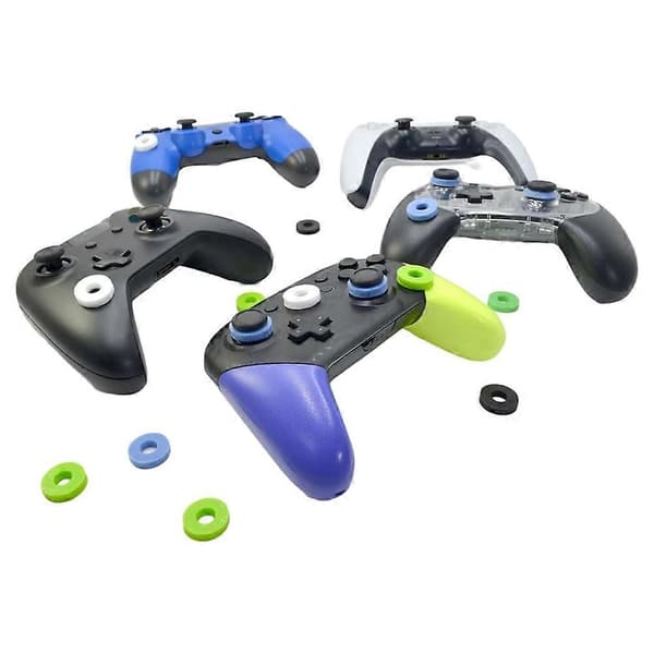 10 stk. Controller Hjælpering Svamp Bevægelseskontrolringe Sigtehjælpering til Controller Gaming Tilbehør