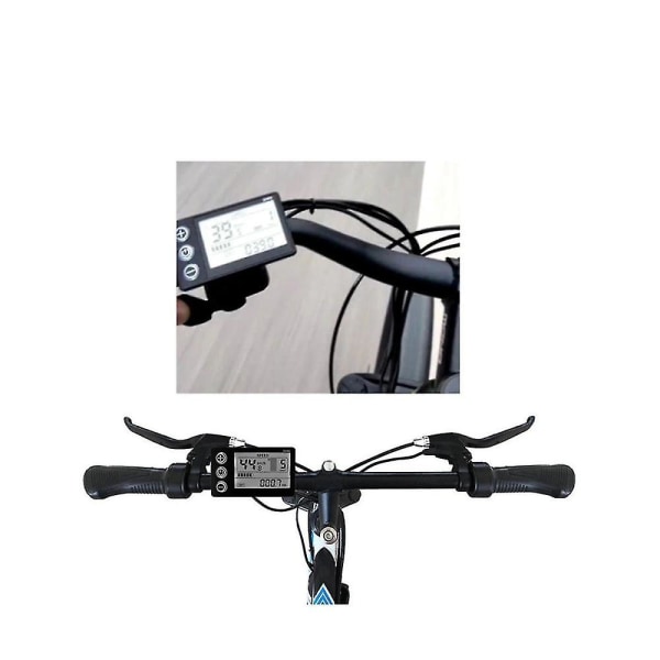Vattentät LCD-skärm Instrumentpanel Elcykelkontroll Elcykel Elcykel