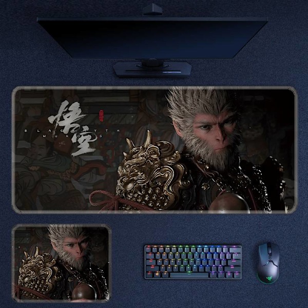 Black Myth Wukong Mouse Pad Gaming Keyboard Pad Desk Pad Gaming Peripheral Gift 107 107