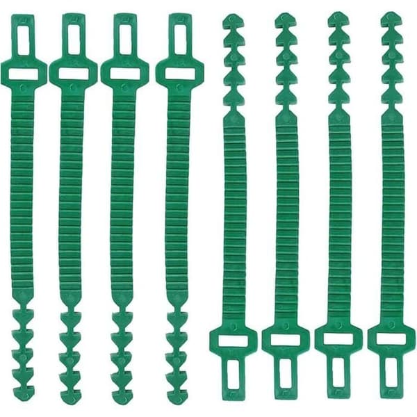 8 justerbara växtband, 24 cm, trädgård
