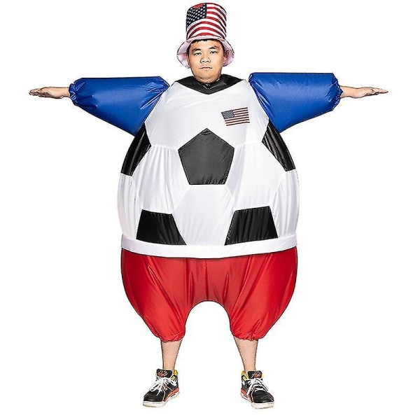 2023 Land Flagga Färger Fotboll Fotbollsfans Produkter Vuxna Män Kvinnor Uppblåsbar Cosplay Kostymer tröja America