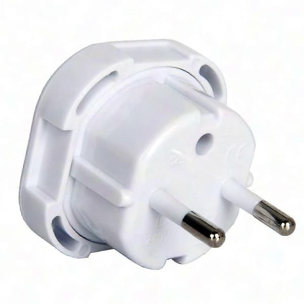 3-pack Reseadapter till EU, Typ C-kontakt för Europa, Egypten, Turkiet - Vit