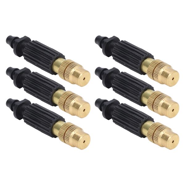 [KK]10 pcs Atomizer Nozzle Brass Plastic Micro Misting Spray Head Compatible with Garden Irrigation
