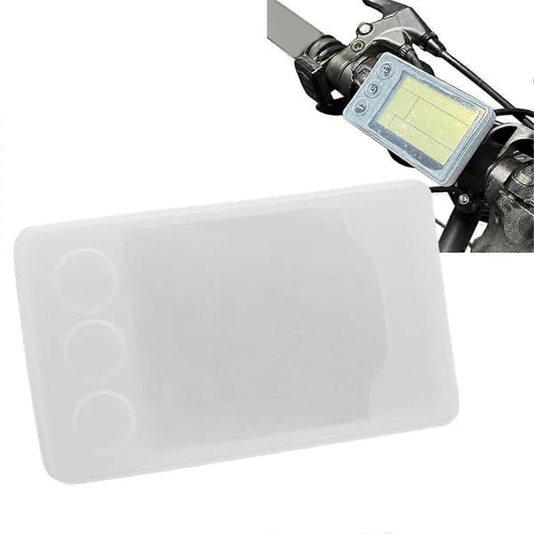 Elcykel Display Silikonfodral för S866 LCD Display Scooter Kontrollpanel Dammskydd Elektrisk Transparent