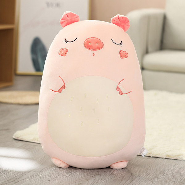 Squishmallow Pudedukke Kawaii Dyr Fed Dinosaur Pude Plys - Gris Gris Pig 60cm