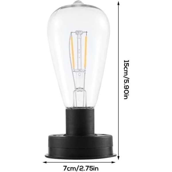 Solcellslampa - Ej specificerad - 7 cm - Integrerad LED - 2 delar - Utomhusbruk