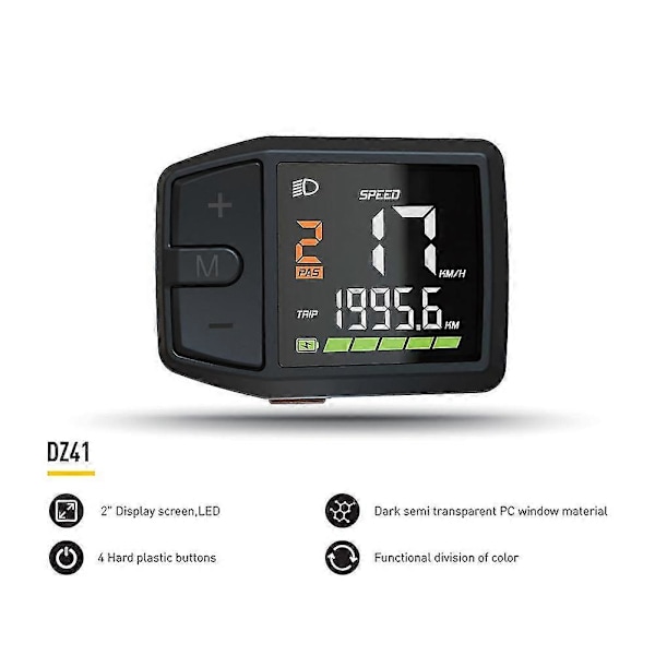 Nya Modeller För Bafang Mittmotor DZ41 Display för BBS0102 03 HD M500 M600(UART) Nya Modeller