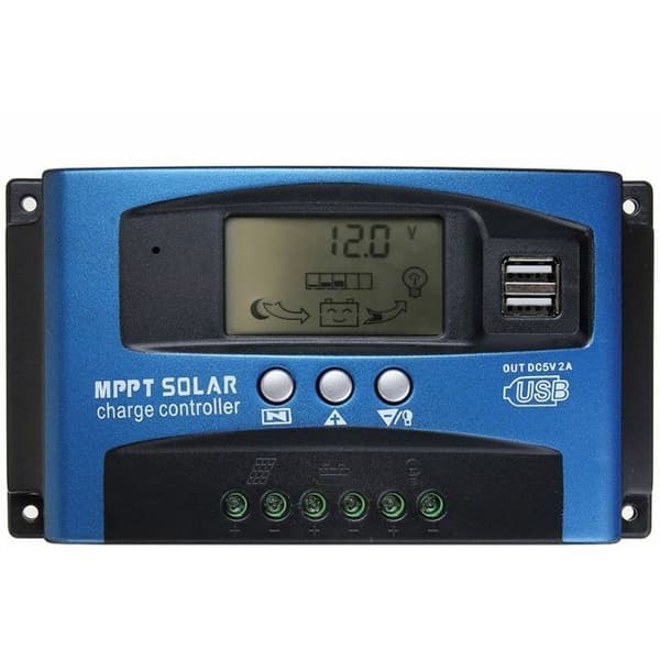 Solpanelregulator, MPPT batteriopladningsregulator, 30A, 12V/24V