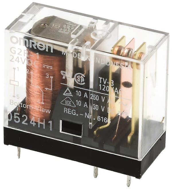 Rele Spdt Pcb-kiinnitys G2r-1 Dc24