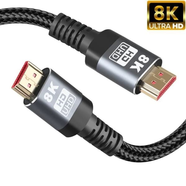 Ototon® 1.5M HDMI 2.1-kabel 8K 60Hz 4K 120Hz Dolby Vision Höghastighet 48 Gbps över Ethernet Stöder 3D eARC HDR Dynamisk VRR - 1.5M