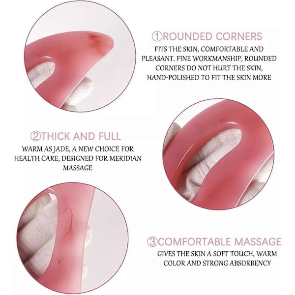 Lumilisse Kropps Gua Sha, Glow Flow Kropps Gua Sha, Muskel Skrapeverktøy Bule