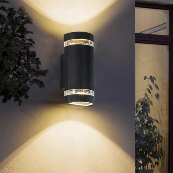 Utomhus upp och ner vägglampa sovrum köksskåpsbelysning