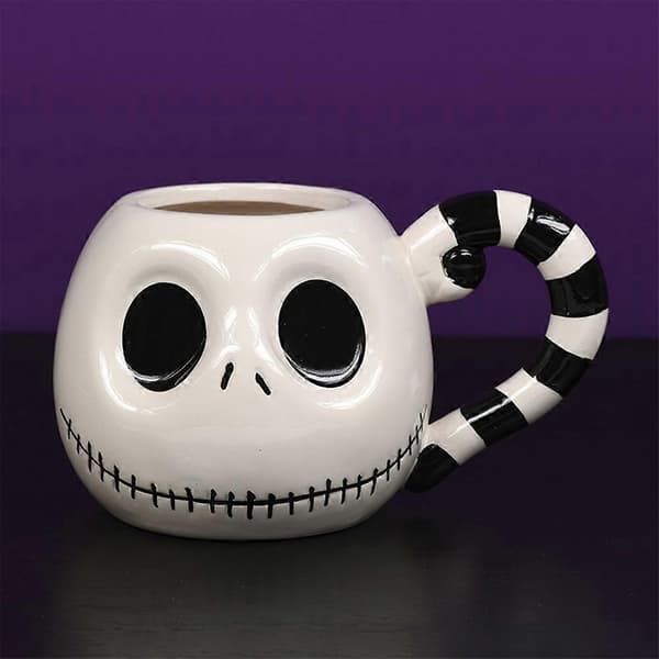 3D Jack Skellington Krus White/Black One Size
