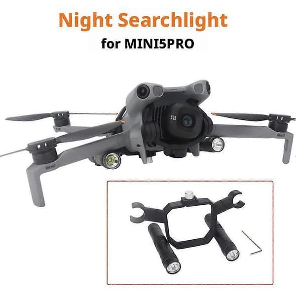 Til Dji Mini 5 Pro Søgelys Lommelygte Drone Natnavigationslys Lampe Kit