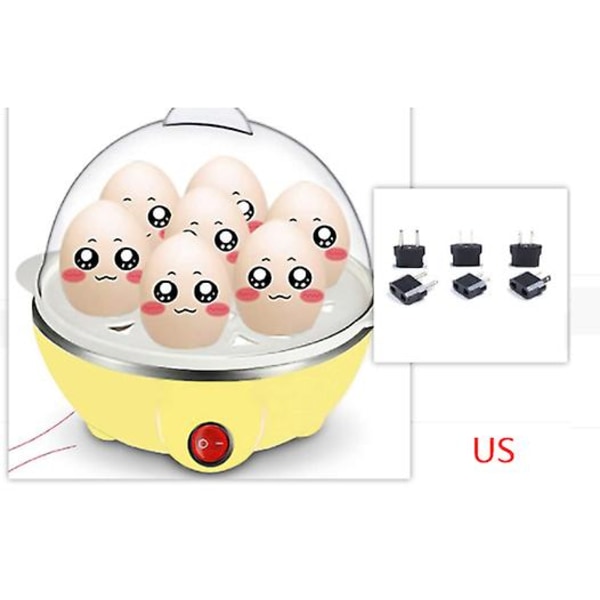 Äggångat ägg intelligent multifunktionell äggkokare automatisk power anti-torr äggbränningsmaskin Set3