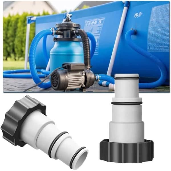 HPiano Intex Pooladapter A, 2 stk., Poolslangeadapter A, Adapter A til Intex Pool, Slangeadapter[113]