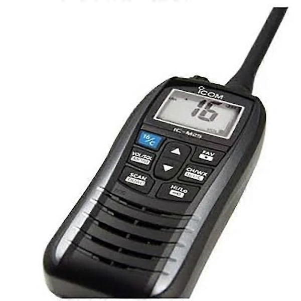 IC-M25 Båd Marine Metallic Grå Letvægts Flydende Håndholdt VHF Radio