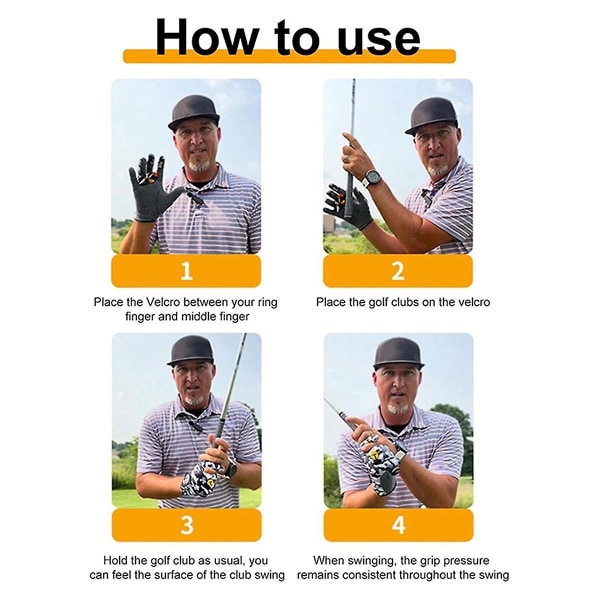 Golf Finger Tape Anti-Slip Golf Grip Friktionsdekaler Förbättrad greppträning Halkfritt grepp Styrka