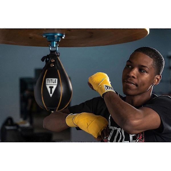 Læder Speed Bag - XS - Gul - (5\" x 8\") XS (5" x 8")