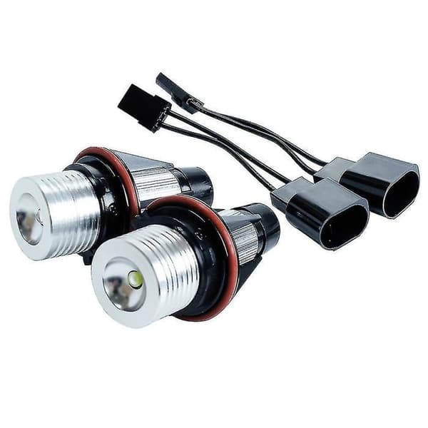 Pakke med 2 LED-pærer for E39, E53, E60, E61, E63, E64, E65, E66, E87, 525i, 530i, Xi, 545i, M5 modeller, gul