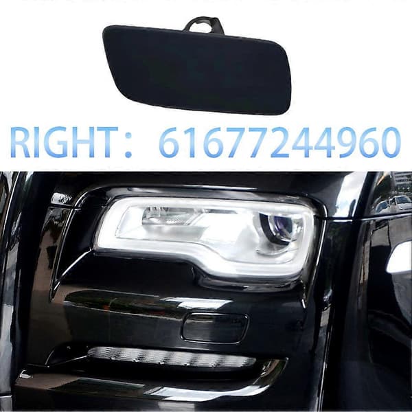 61677244959,61677244960 Främre vänster+höger strålkastarspolarmunstycksskydd för Rolls-Royce Ghost 2010-2018