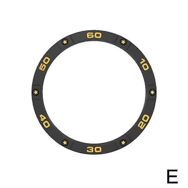 for Xiaomi~watch S3 Bezel Skjermbeskytter Glassfilm PC Skall Beskyttelsesdeksel Black gold