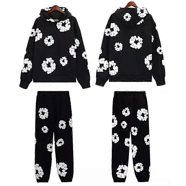 Alkuperäinen trendikäs rento väljä High Street Hip Hop Bubble Cotton Wooden Cotton hupullinen puku miehille ja naisille L Picture 16